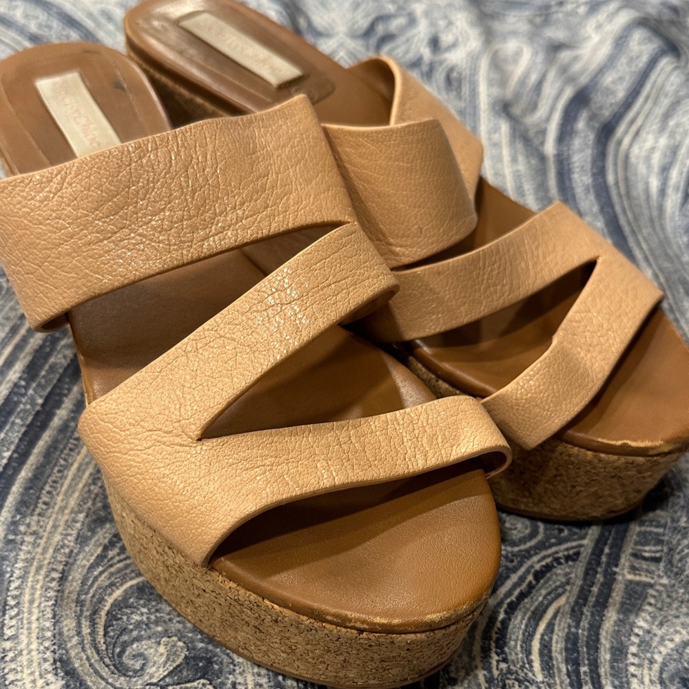 See By Chloe Beige Platform Sandals